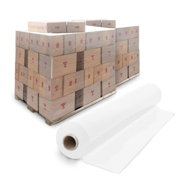 2 Heavy Duty Shrink Pallet Wrap Cling Film 400mm 150m 20mu Stretch - Live4gadgets