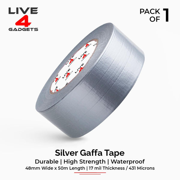 48mm x 50m Grey Duct Tape - Live4gadgets